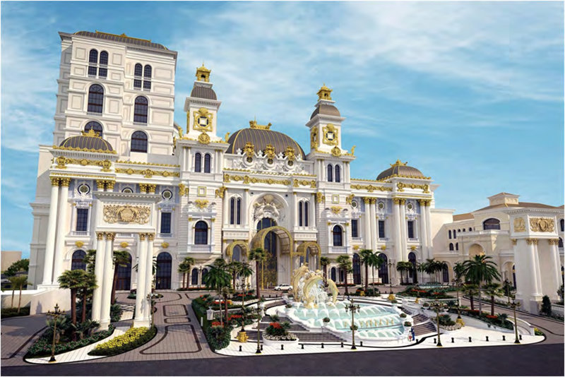 AOC力聯(lián)思阻燃樹脂應(yīng)用案例：美國(guó)塞班島博華太平洋娛樂度假村建筑內(nèi)外墻飾件、雕塑